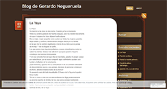 Desktop Screenshot of gnegueruela.wordpress.com