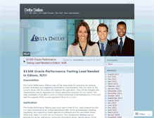 Tablet Screenshot of deltadallas.wordpress.com