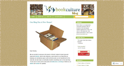 Desktop Screenshot of bookculture.wordpress.com