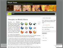 Tablet Screenshot of blazinaces.wordpress.com