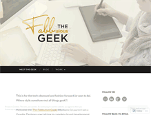 Tablet Screenshot of fabbulous.wordpress.com
