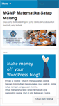 Mobile Screenshot of mgmpmatsatapmalang.wordpress.com