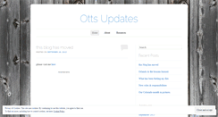 Desktop Screenshot of ottsupdates.wordpress.com