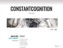 Tablet Screenshot of constantcognition.wordpress.com