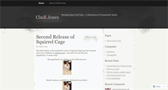 Desktop Screenshot of cindijones.wordpress.com