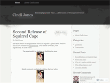 Tablet Screenshot of cindijones.wordpress.com