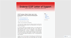 Desktop Screenshot of ccsfsupport.wordpress.com