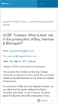 Mobile Screenshot of ccsfsupport.wordpress.com