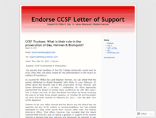 Tablet Screenshot of ccsfsupport.wordpress.com