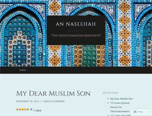 Tablet Screenshot of annaseehah.wordpress.com