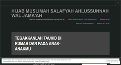 Desktop Screenshot of hijab1.wordpress.com