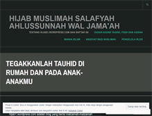 Tablet Screenshot of hijab1.wordpress.com