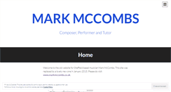 Desktop Screenshot of markmccombs.wordpress.com