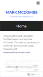 Mobile Screenshot of markmccombs.wordpress.com