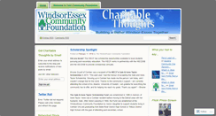 Desktop Screenshot of charitablethoughts.wordpress.com