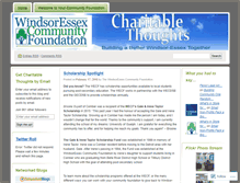 Tablet Screenshot of charitablethoughts.wordpress.com