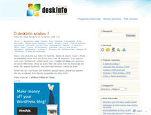 Tablet Screenshot of deskinfo.wordpress.com