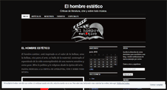 Desktop Screenshot of elhombreestetico.wordpress.com