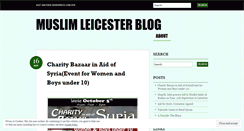 Desktop Screenshot of muslimleicester.wordpress.com