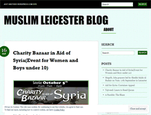 Tablet Screenshot of muslimleicester.wordpress.com