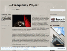 Tablet Screenshot of freequencyradio.wordpress.com