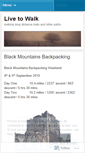 Mobile Screenshot of livetowalk.wordpress.com