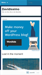 Mobile Screenshot of davidissimo.wordpress.com