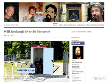 Tablet Screenshot of jackvanderwyk.wordpress.com