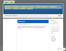 Tablet Screenshot of hargagenset.wordpress.com