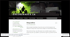 Desktop Screenshot of greenshadesmusic.wordpress.com