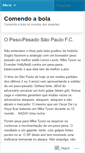 Mobile Screenshot of comendoabola.wordpress.com