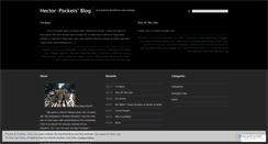 Desktop Screenshot of hectorpockets.wordpress.com