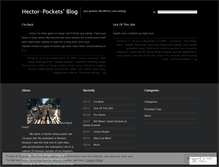 Tablet Screenshot of hectorpockets.wordpress.com