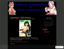 Tablet Screenshot of iamfanboystudio.wordpress.com
