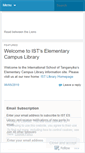 Mobile Screenshot of isteslibrary.wordpress.com