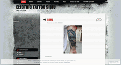 Desktop Screenshot of electrictattoo.wordpress.com