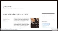 Desktop Screenshot of gladlywoldehe.wordpress.com
