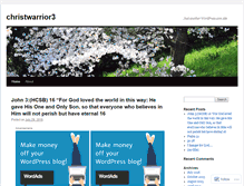 Tablet Screenshot of christwarrior3.wordpress.com