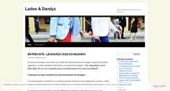 Desktop Screenshot of ladiesdandys.wordpress.com