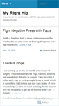 Mobile Screenshot of myrighthip.wordpress.com