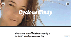 Desktop Screenshot of cyclonecindy.wordpress.com