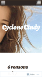 Mobile Screenshot of cyclonecindy.wordpress.com