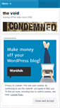 Mobile Screenshot of johnnyvoid.wordpress.com