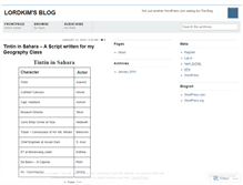 Tablet Screenshot of lordkim.wordpress.com