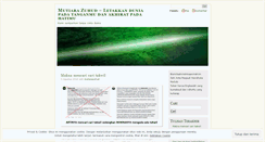 Desktop Screenshot of mutiarazuhud.wordpress.com