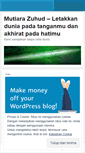Mobile Screenshot of mutiarazuhud.wordpress.com