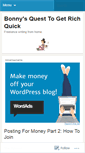Mobile Screenshot of bonnyc.wordpress.com