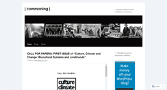 Desktop Screenshot of commoning.wordpress.com