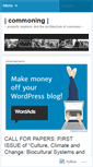 Mobile Screenshot of commoning.wordpress.com
