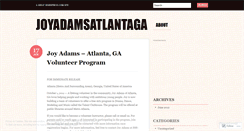 Desktop Screenshot of joyadamsatlantaga.wordpress.com